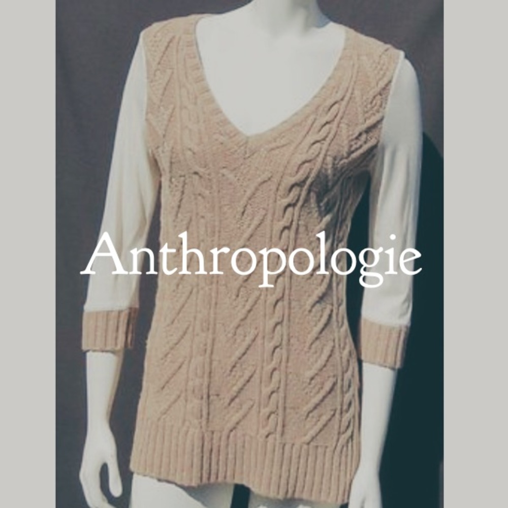 |• Anthropologie Dually Clad Sweater
